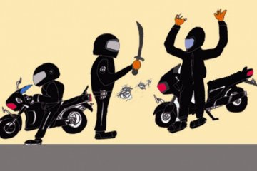 Tiga pelaku begal sepeda motor ditangkap polisi di Duren Sawit
