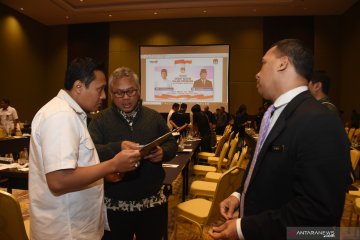 Rapat persiapan debat pilpres