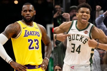 LeBron James-Giannis Antetokounmpo pilih rekan setim All-Star