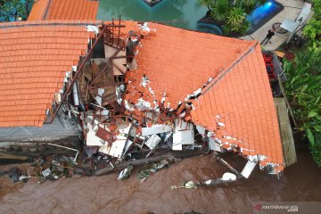 Dampak banjir di Karangasem Bali