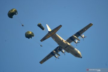 Latihan junggar Paskhas TNI AU di Aceh