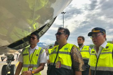Kemenhub gelar kampanye keselamatan penerbangan di Bandara Minangkabau