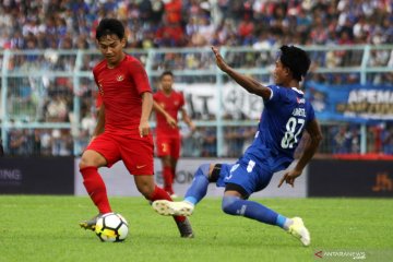 Arema FC vs Timnas U-22 berakhir imbang 1-1