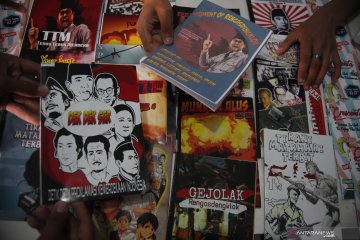 Pelatihan membuat komik tentang sejarah Indonesia
