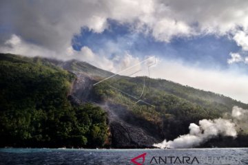 POTENSI GUGURAN MATERIAL VULKANIK KARANGETANG
