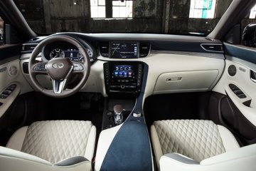 Konsep kerajinan tangan pada interior Infiniti QX50