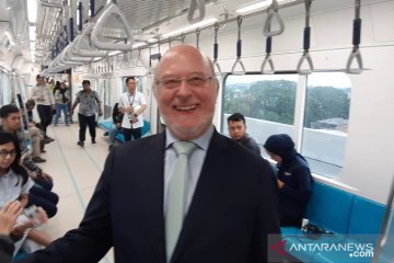 Dubes Belgia: MRT buat masyarakat terbiasa gunakan transportasi publik