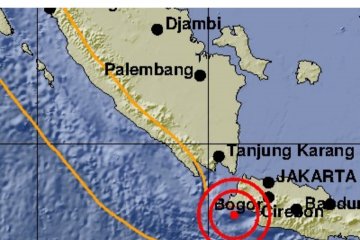 Gempa magnitudo 5,2 guncang Pandeglang tidak berpotensi tsunami