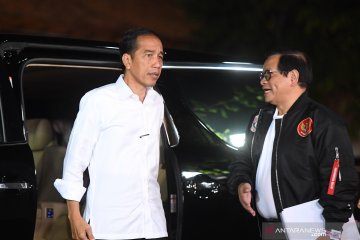 Jokowi tiba di lokasi debat