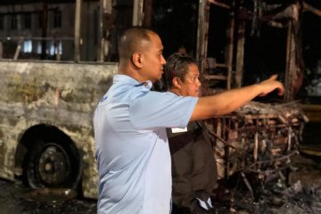 Transjakarta pastikan tidak ada korban bus terbakar di Pasar Baru