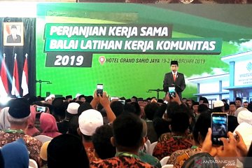 Presiden saksikan penandatanganan Perjanjian Kerjasama BLK Komunitas Tahap I