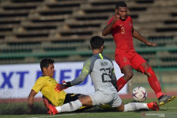 Timnas U-22 Indonesia tahan imbang Malaysia