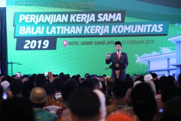Presiden Jokowi targetkan bangun 3.000 BLK pesantren tahun depan