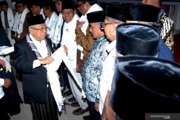 Ma'ruf Amin silaturahmi dengan tokoh NU Sulsel