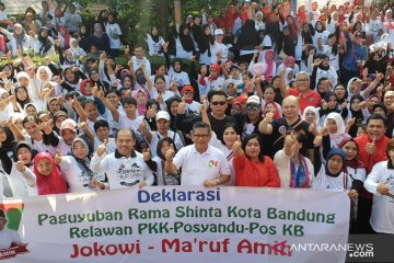 Paguyuban Rama Shinta deklarasikan dukungan kepada Jokowi-Ma'ruf