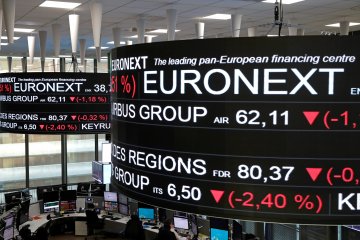 Bursa saham Prancis merosot, Indeks CAC-40 ditutup turun 0,59 persen