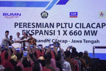 Presiden meresmikan PLTU Cilacap