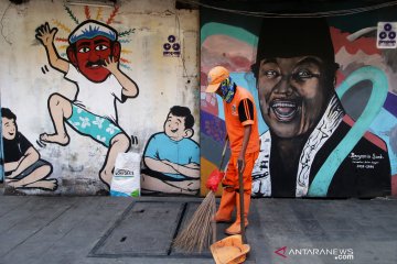 Mural Jakarta tempo dulu