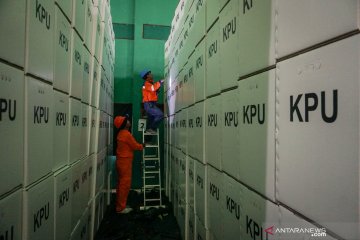 Polisi tingkatkan penjagaan lokasi kotak suara Pemilu 2019 di Palu