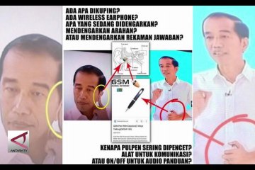 Wapres JK bantah Jokowi gunakan earpiece dalam debat Capres
