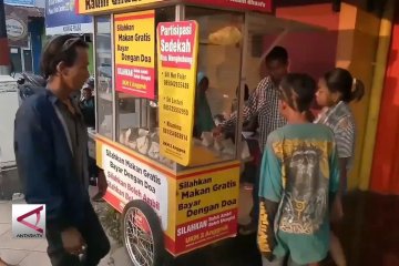 Sarapan gratis di Kedai Sedekah Dhuafa