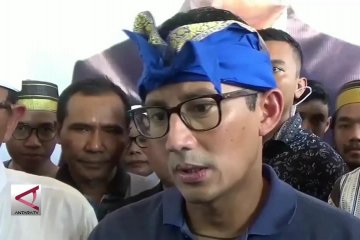 Sandiaga Uno janji hentikan proyek reklamasi