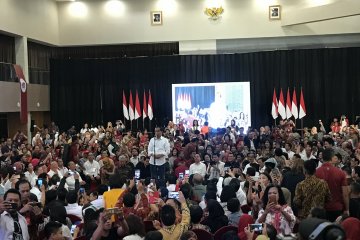 Jokowi sebut elektabilitasnya di Jateng sudah naik lagi