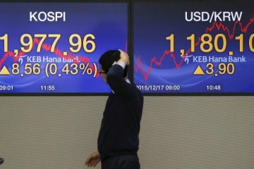 Bursa saham Seoul berakhir hampir tidak berubah