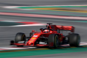 Leclerc kembali tercepat di tes pramusim Catalunya