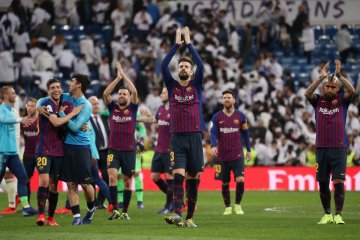 Barcelona ingin akhiri persaingan gelar La Liga di Bernabeu
