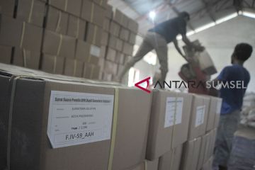 Logistik surat suara KPU Palembang