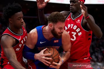 NBA hari ini, Pistons jegal Raptors lewat overtime