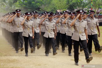 Pelantikan bintara perbatasan di Papua