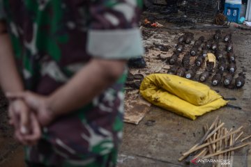 Penemuan mortir di rumah warga