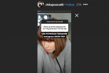 Lewat Instagram, Chika Jessica bantah ditangkap bareng Andi Arief