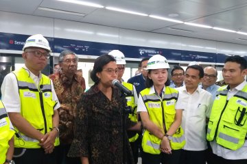 Sri Mulyani : Tiket MRT Rp10 ribu masih terjangkau