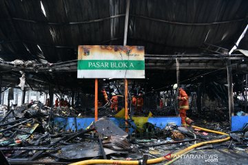 Kebakaran pasar blok A Kebayoran Baru