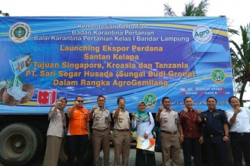 Santan kelapa asal Lampung diekspor ke tiga negara