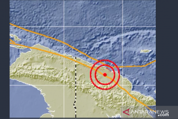 Gempa magnitudo 5,9 guncang Papua Nugini