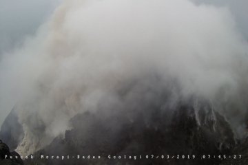 Gunung Merapi luncurkan awan panas guguran 1.200 meter