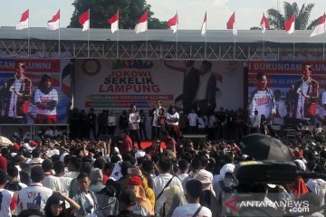 Jokowi ajak masyarakat klarifikasi hoaks dalam deklarasi Lampung Bersatu