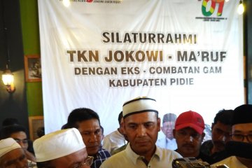 Para mantan kombatan GAM komit dukung Jokowi-Ma'ruf Amin