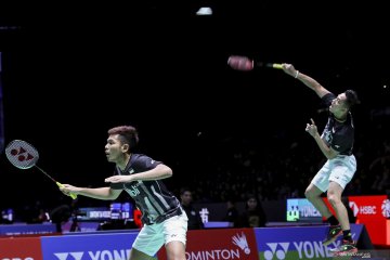 All England: Fajar dan Rian kandaskan ganda putra Cina