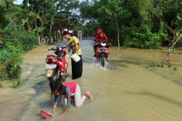 BPBD Bojonegoro laporkan tanggul di Kanor kritis