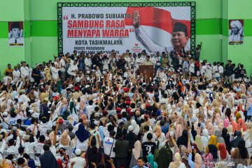 Kampanye Prabowo di Tasikmalaya
