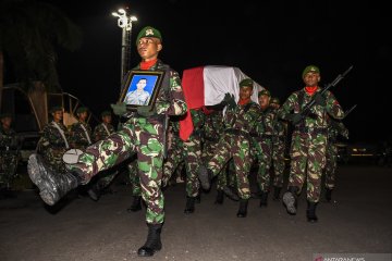 Jenazah sertu anumerta Mirwariyadin tiba di Lombok