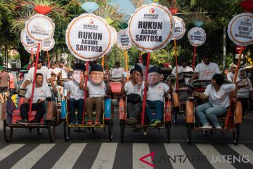 Pawai sosialisasi pemilu