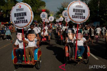 Pawai sosialisasi pemilu