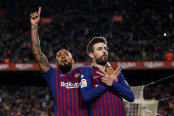 Barcelona tumbangkan Rayo Vallecano 3-1