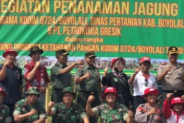 Petrokimia Gresik sosialisasikan teknologi pemupukan kepada Babinsa